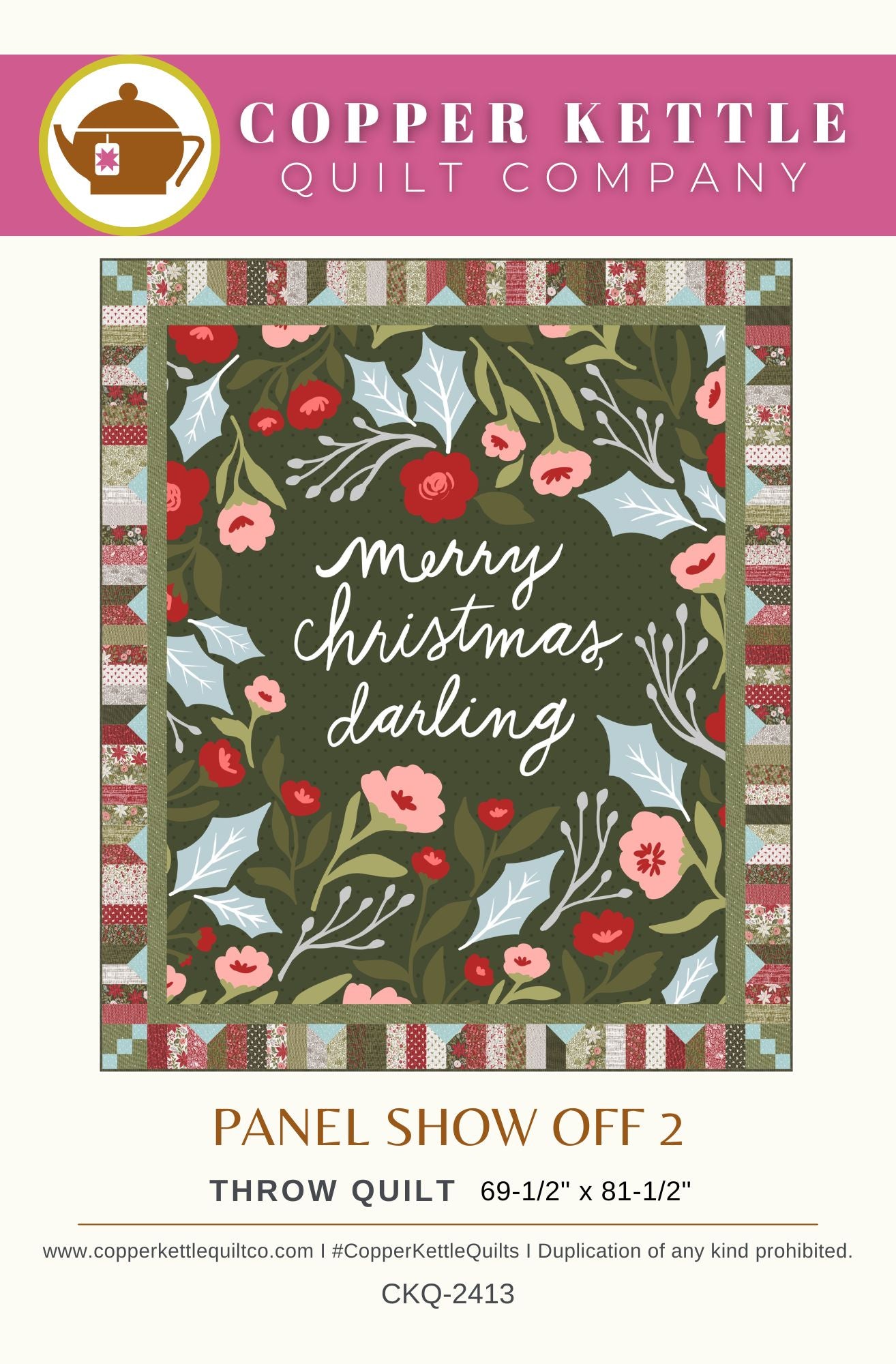 Panel Show Off 2 | CKQ-2413 Quilt Pattern