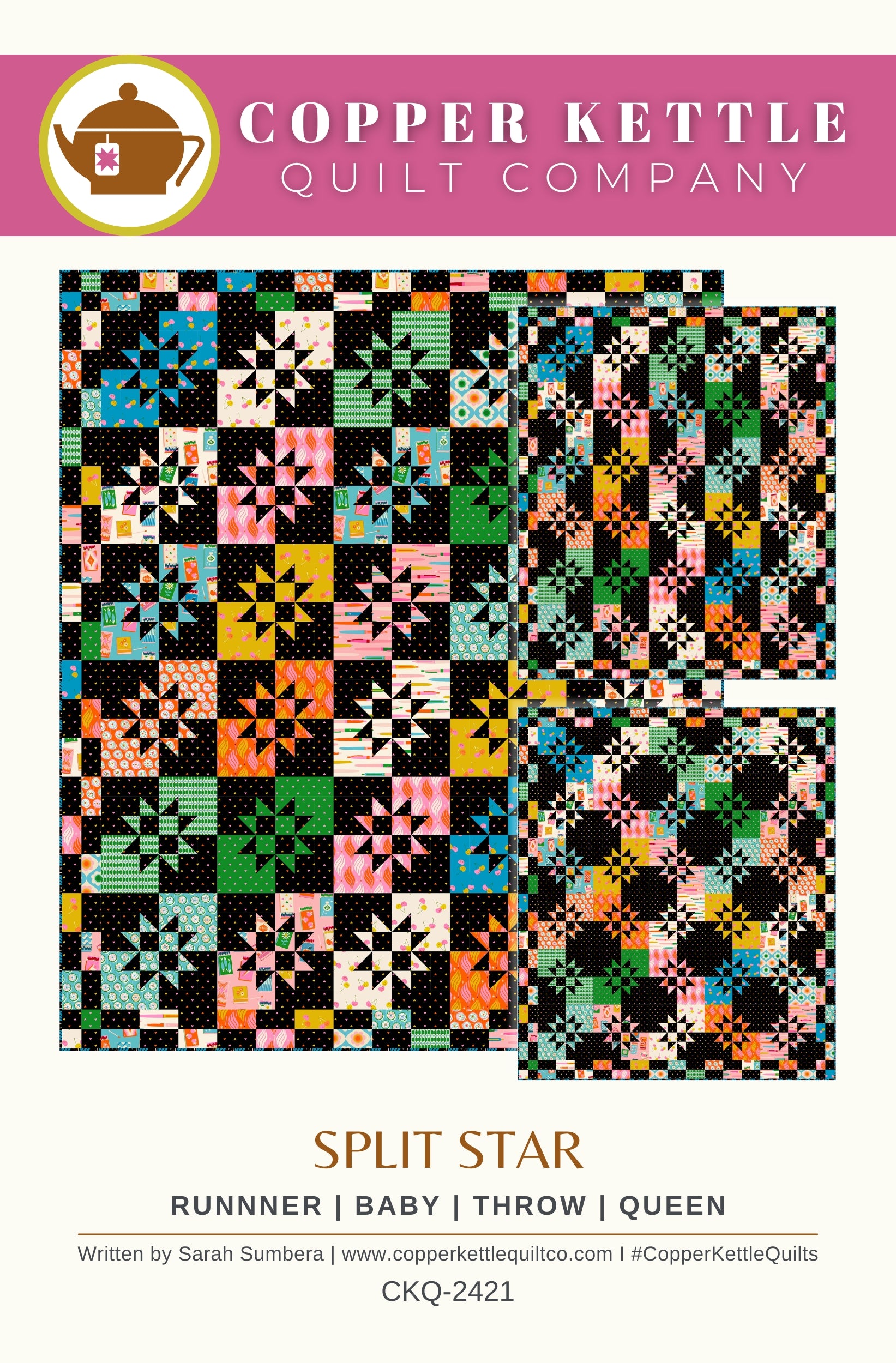 Split Star | CKQ-2421 Quilt Pattern – Copper Kettle Quilt Company