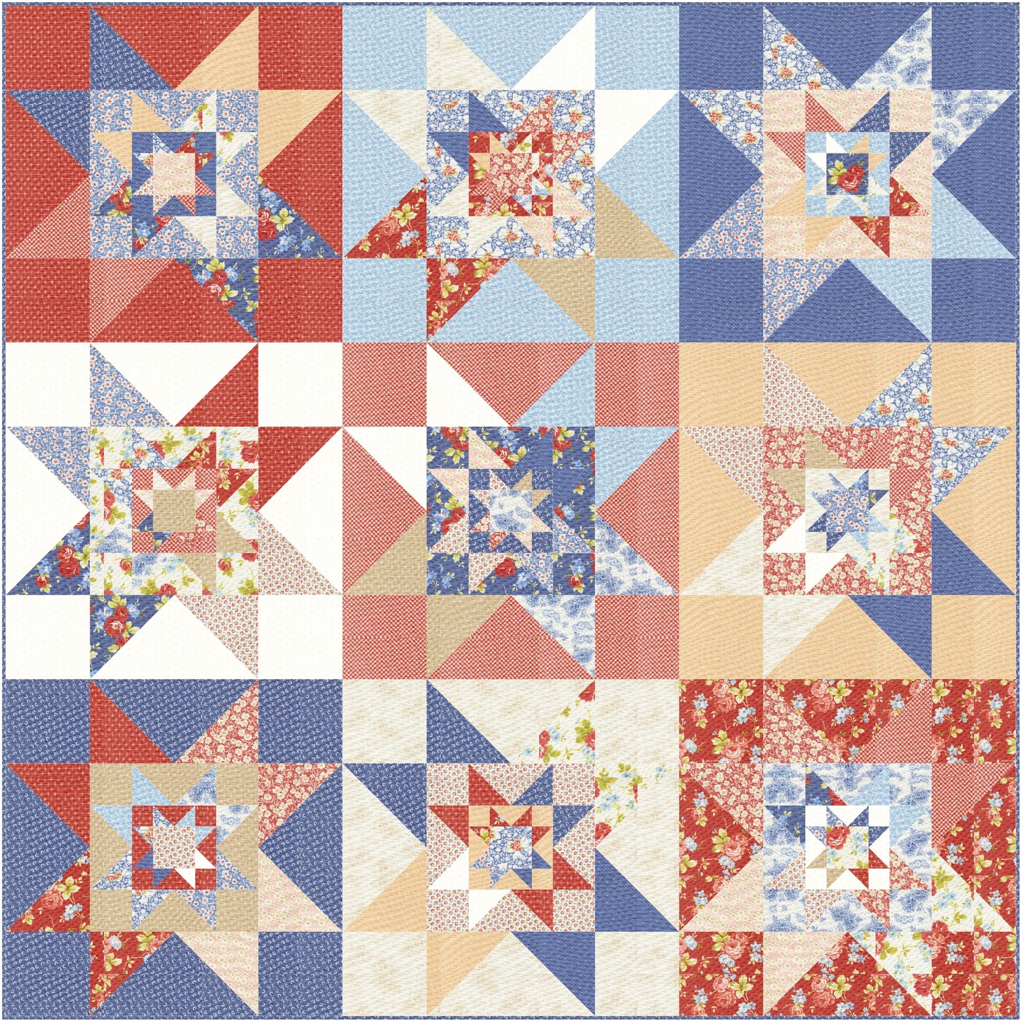Star Stacked | CKQ-2415 Quilt Pattern