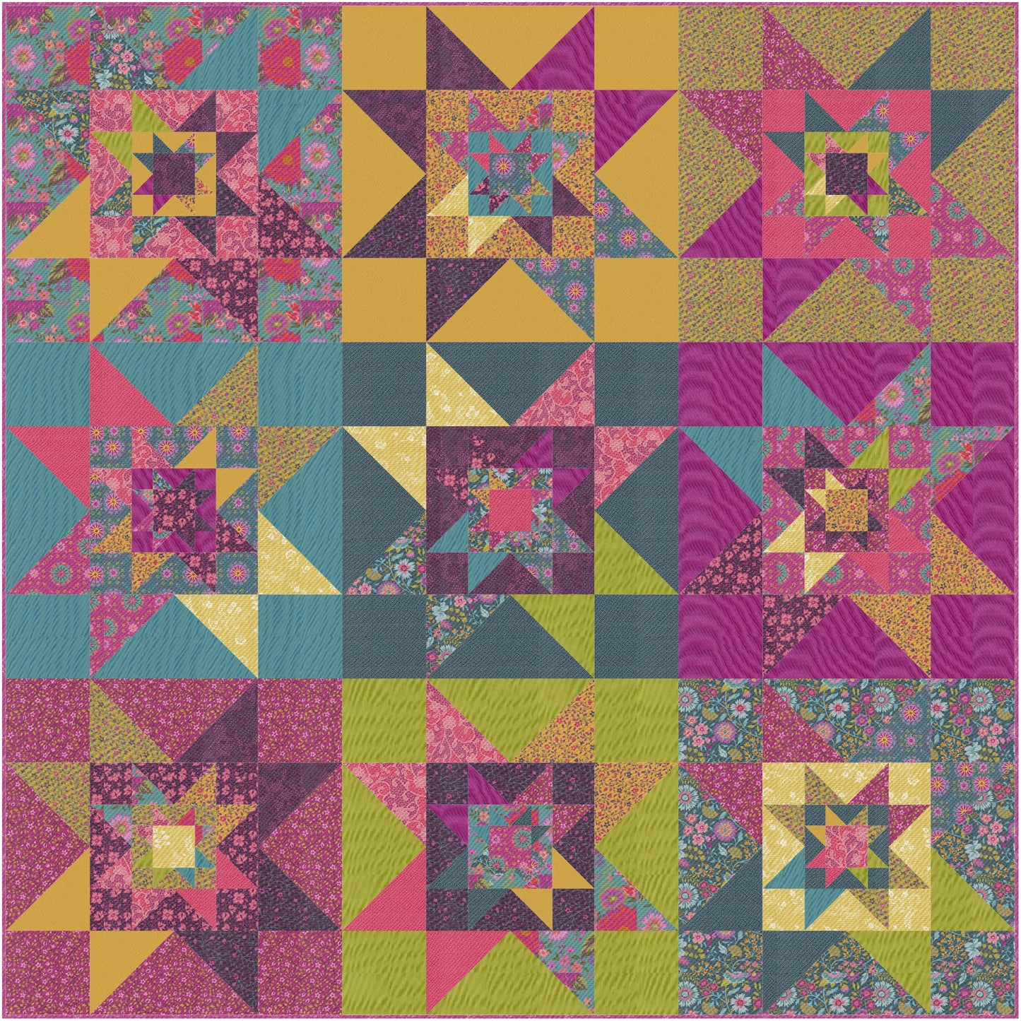 Star Stacked | CKQ-2415 Quilt Pattern