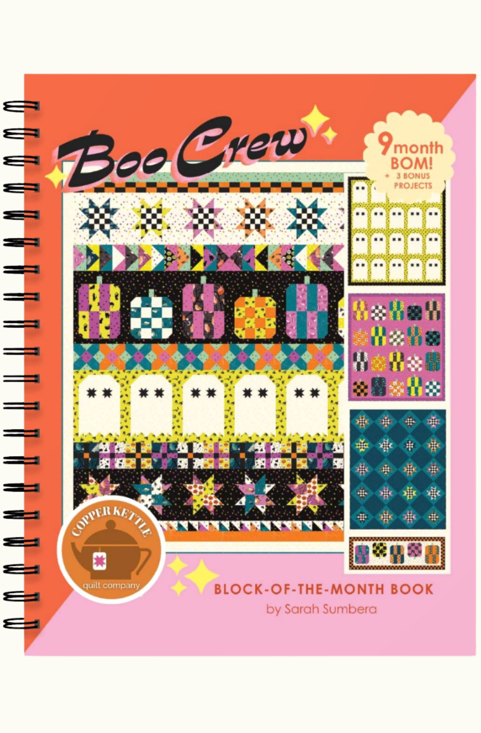 Boo Crew BOM | CKQ-1031 Row-of-the-Month Halloween Quilt Book