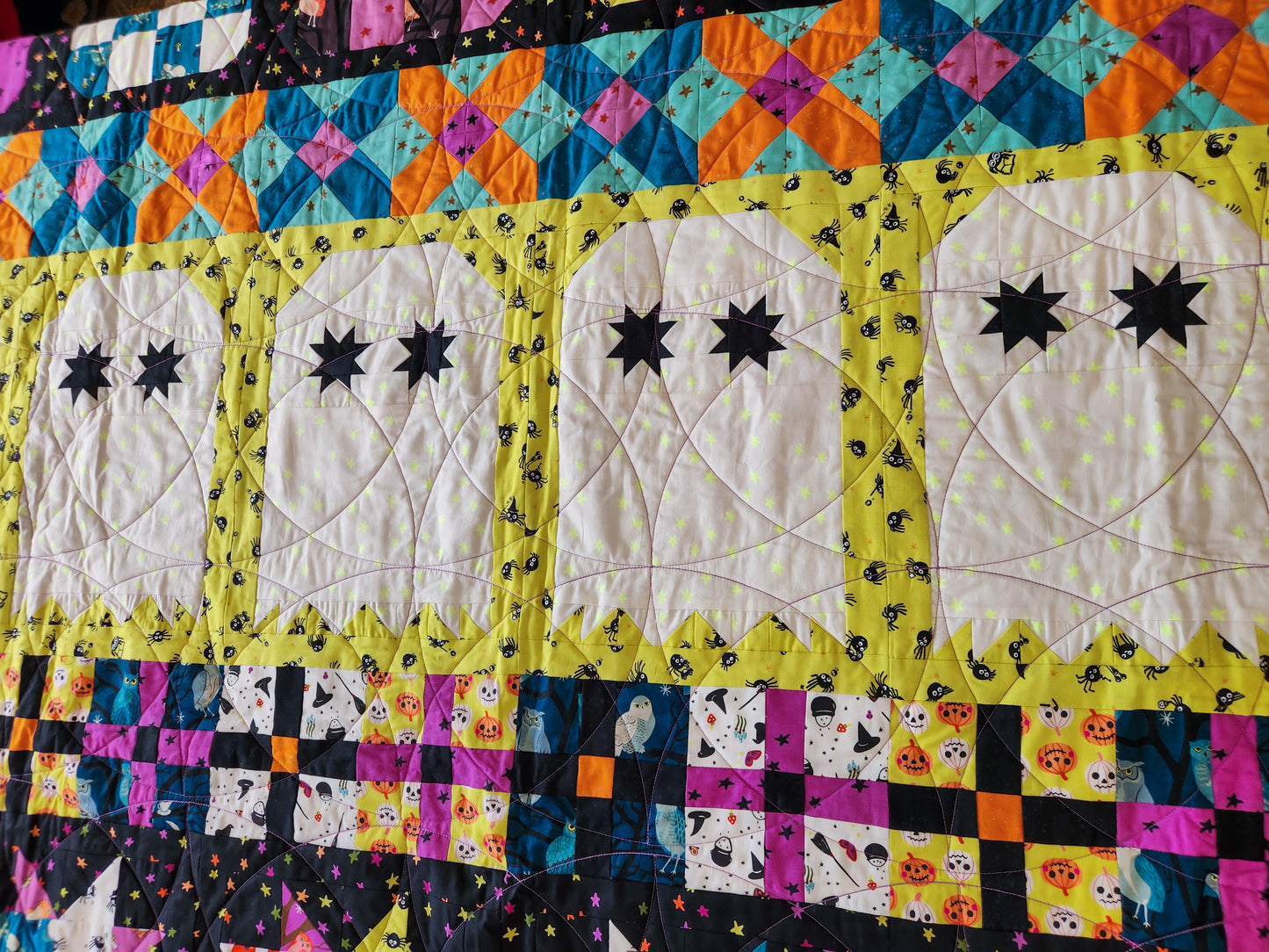 Boo Crew BOM | CKQ-1031 Row-of-the-Month Halloween Quilt Book