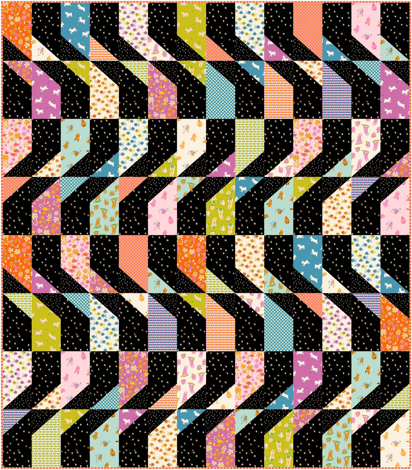 Waveforms | CKQ-2410 Quilt Pattern
