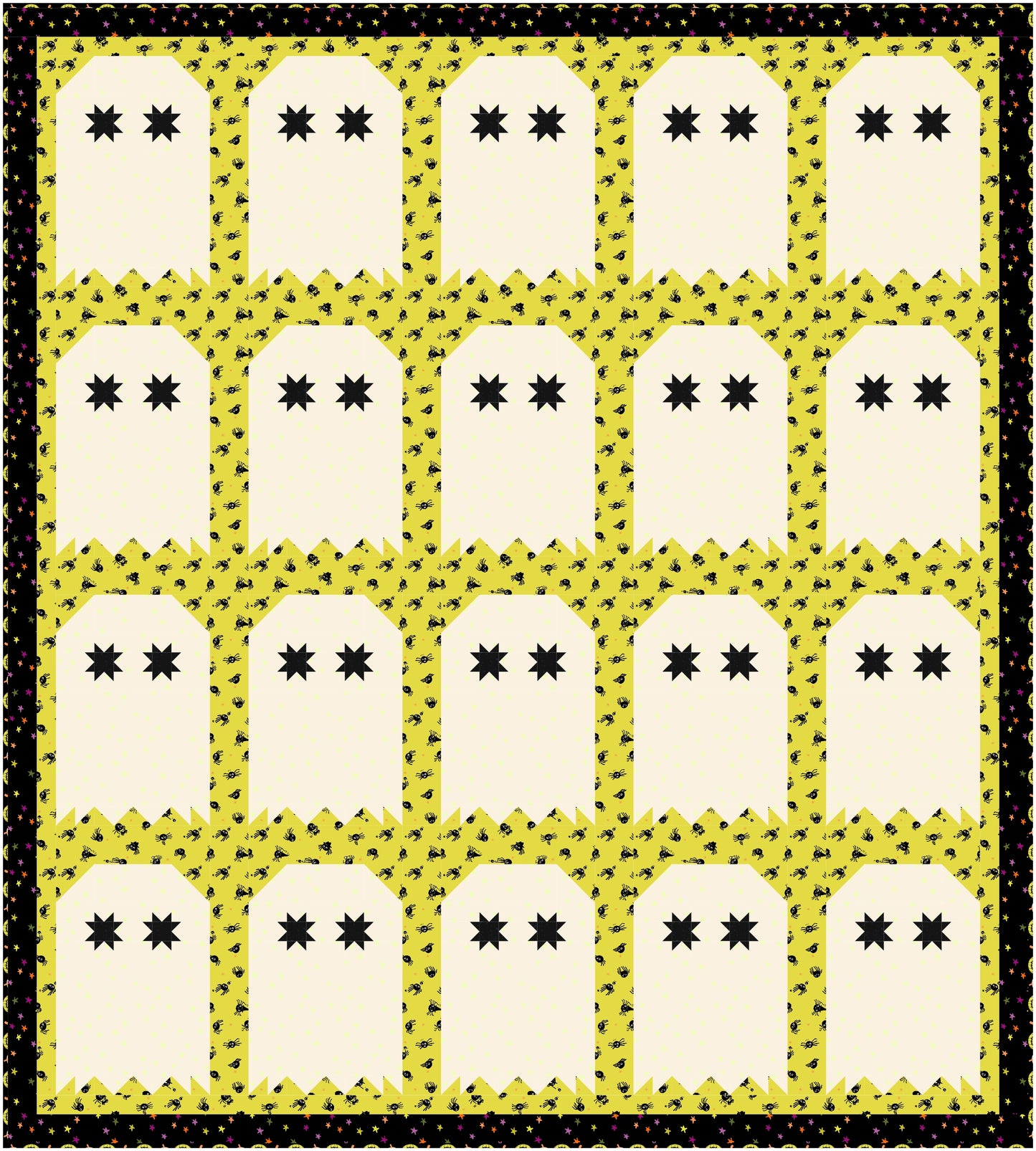 Boo Crew BOM | CKQ-1031 Row-of-the-Month Halloween Quilt Book