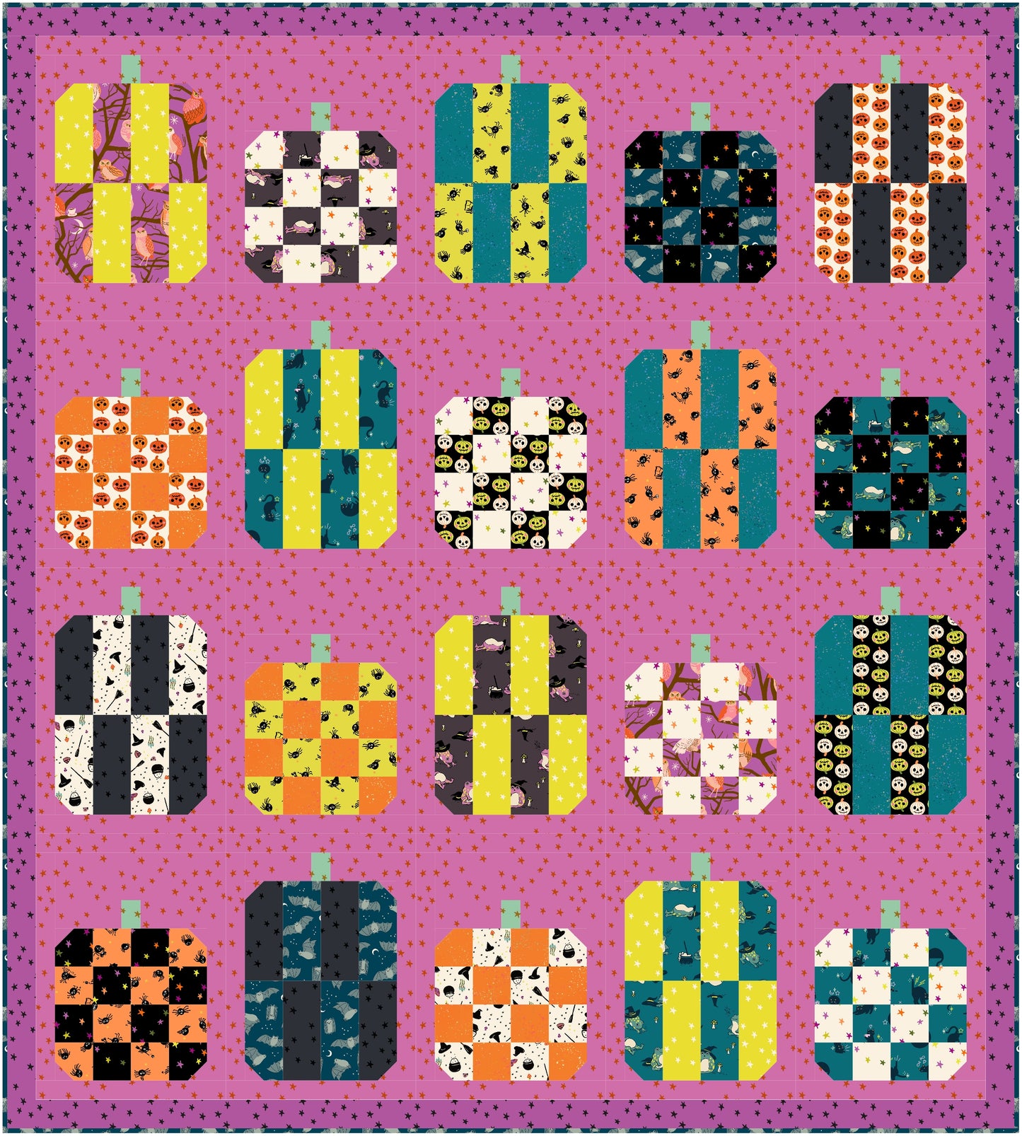 Boo Crew BOM | CKQ-1031 Row-of-the-Month Halloween Quilt Book