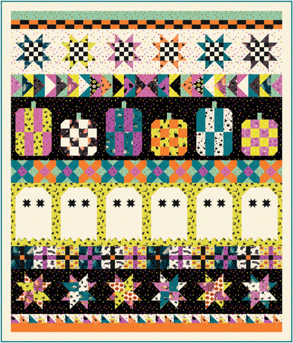 Boo Crew BOM | CKQ-1031 Row-of-the-Month Halloween Quilt Book