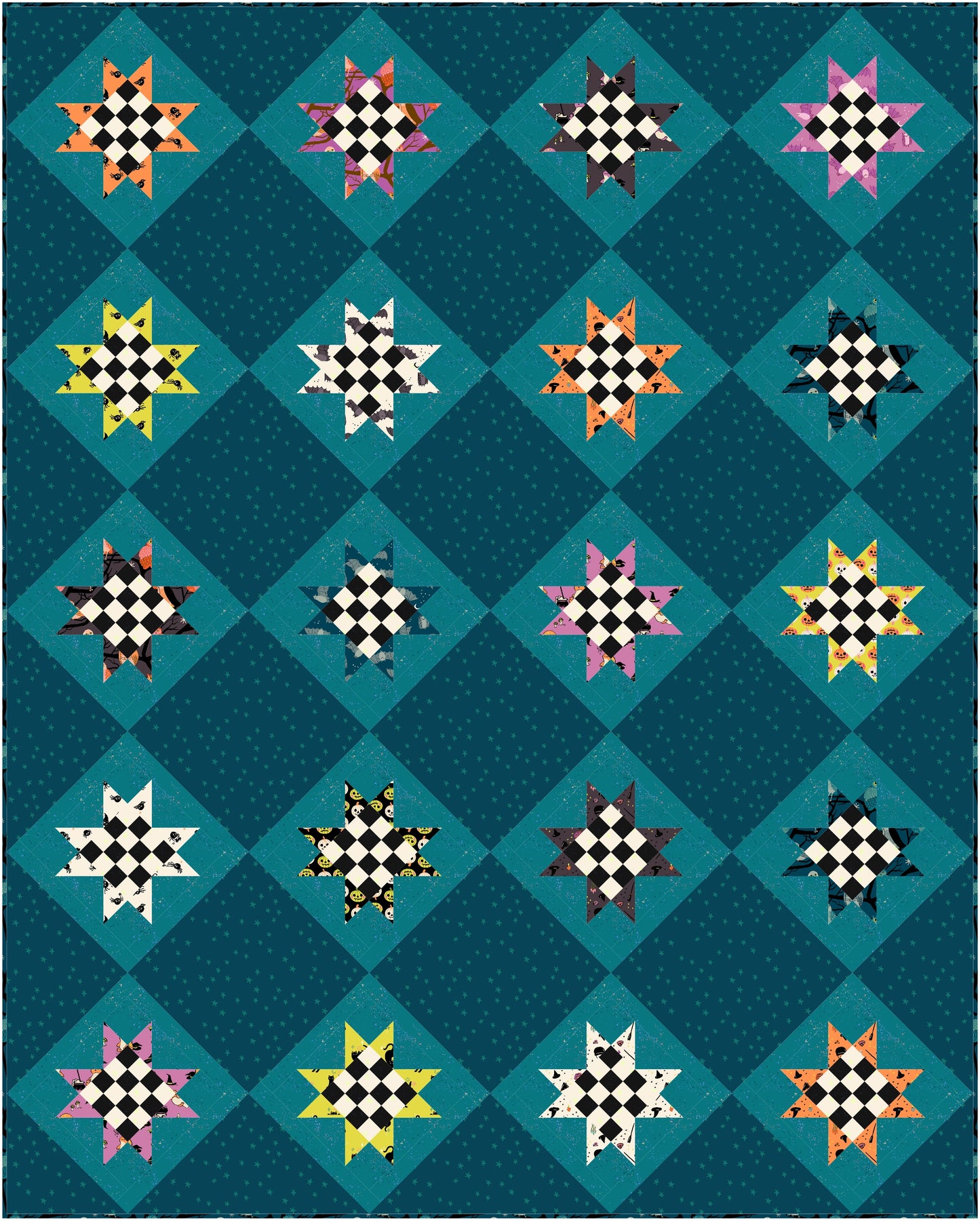 Boo Crew BOM | CKQ-1031 Row-of-the-Month Halloween Quilt Book