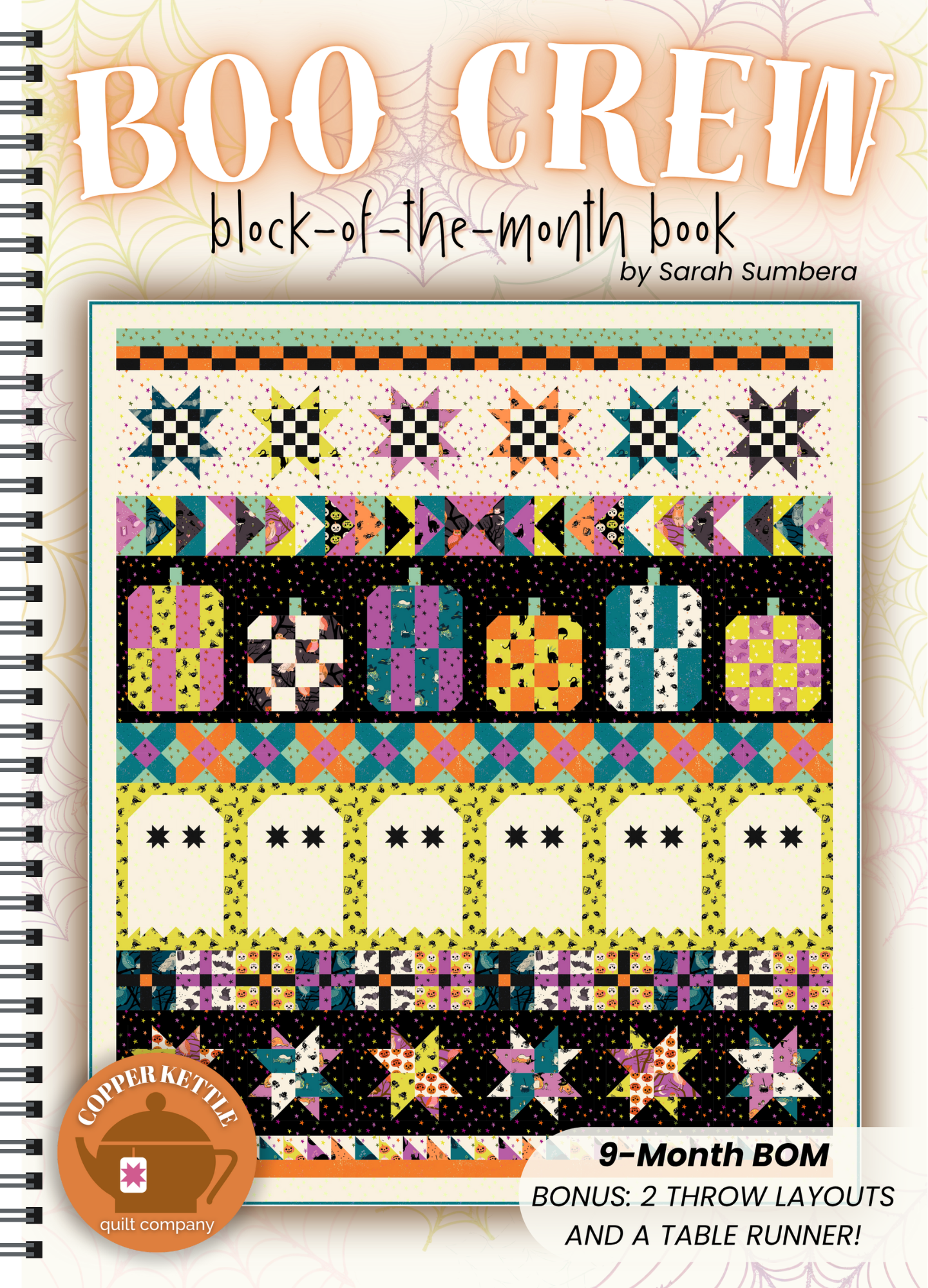 Boo Crew BOM | CKQ-1031 Row-of-the-Month Halloween Quilt Book