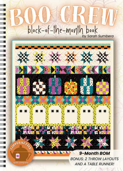 Boo Crew BOM | CKQ-1031 Row-of-the-Month Halloween Quilt Book