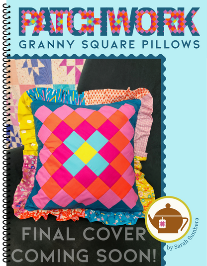 Patchwork Granny Square Pillows | CKQ-1100 Pieced Pillow Book