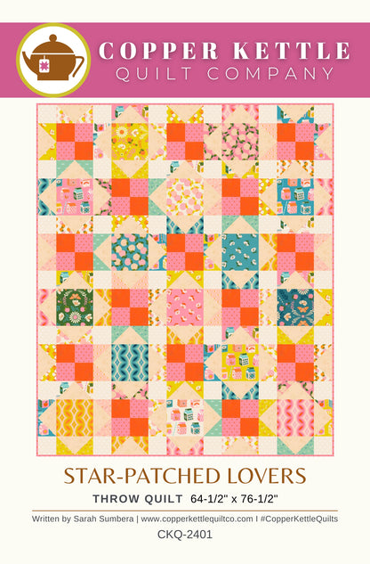 Star-Patched Lovers | CKQ-2401 Quilt Pattern