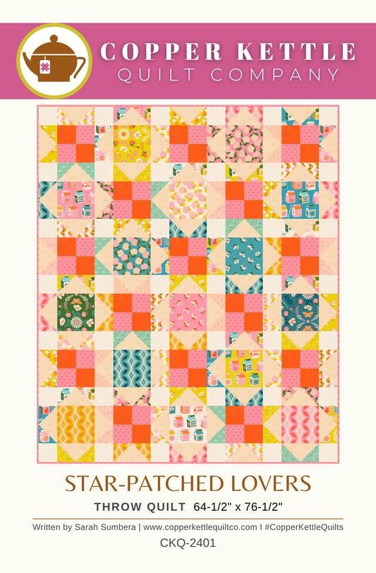 Star-Patched Lovers | CKQ-2401 Quilt Pattern