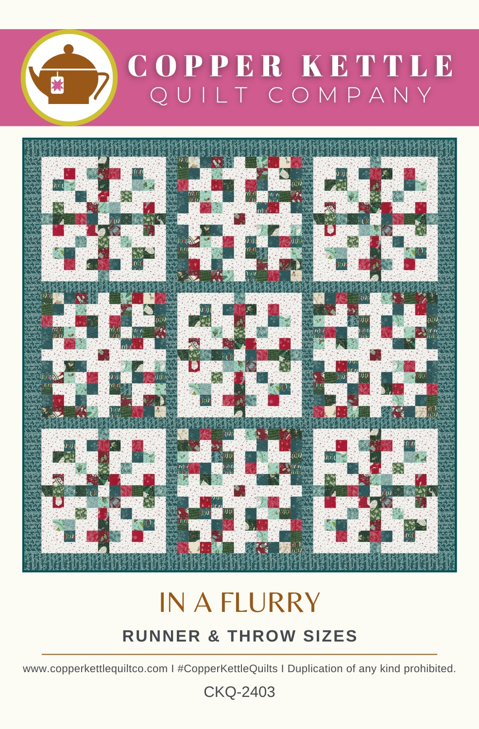 In a Flurry | CKQ-2403 Quilt Pattern