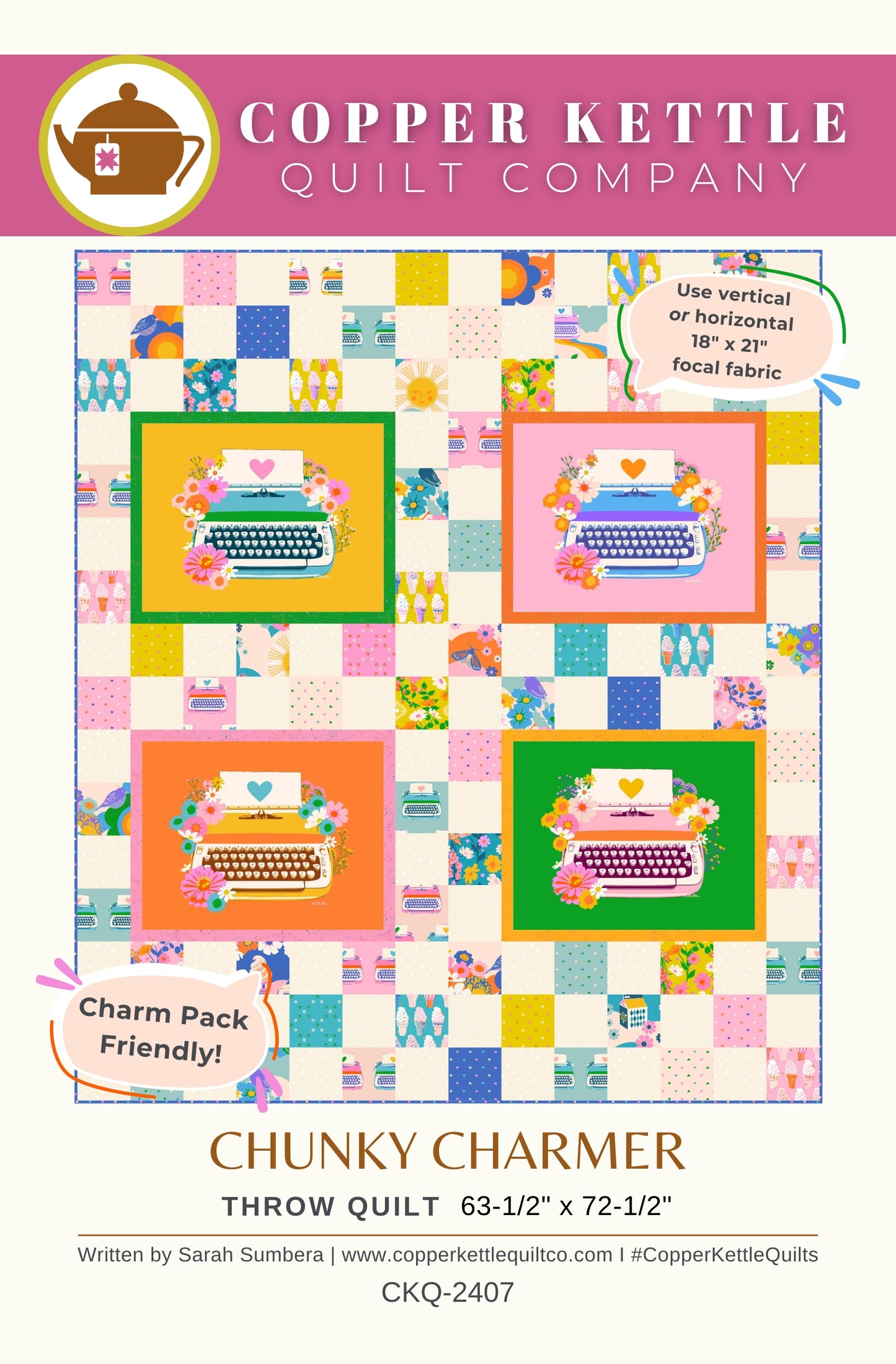 Chunky Charmer | CKQ-2407 Quilt Pattern