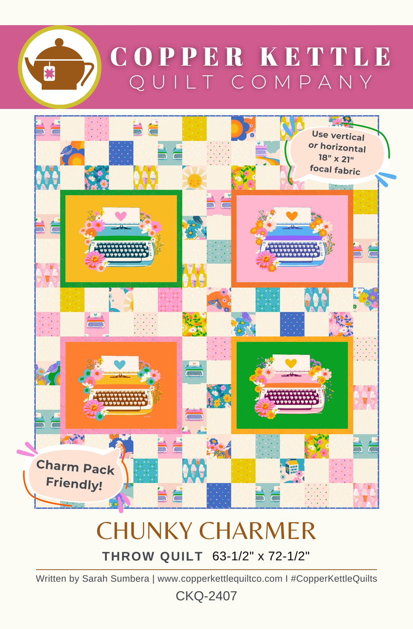 Chunky Charmer | CKQ-2407 Quilt Pattern – Copper Kettle Quilt Company