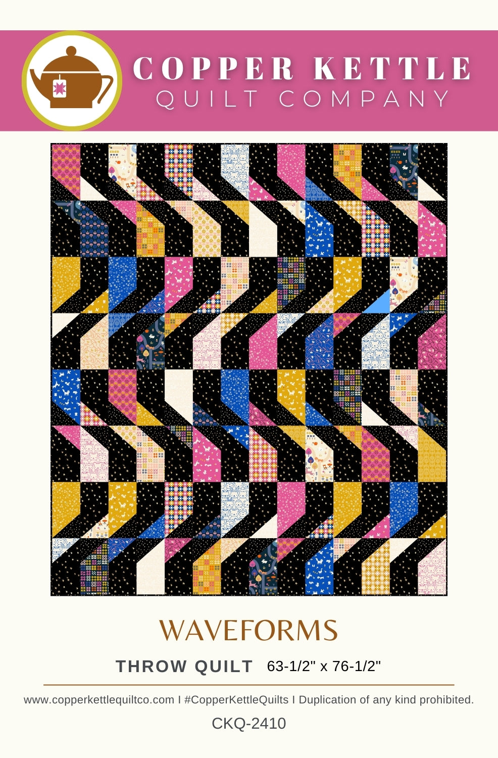 Waveforms | CKQ-2410 Quilt Pattern