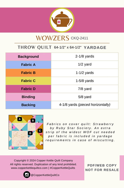 Wowzers | CKQ-2411 Quilt Pattern
