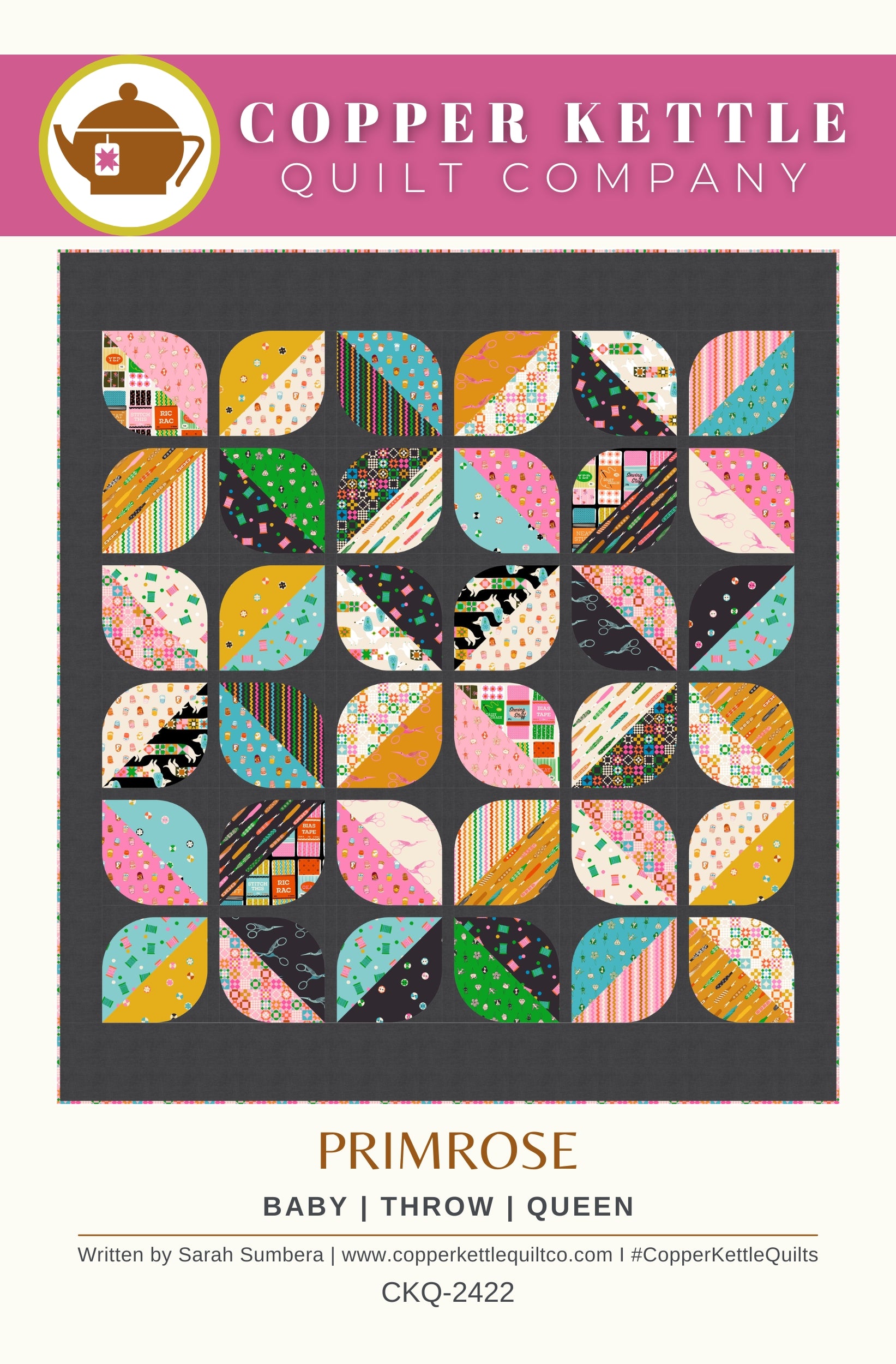 Primrose | CKQ-2422 Quilt Pattern – Copper Kettle Quilt Company