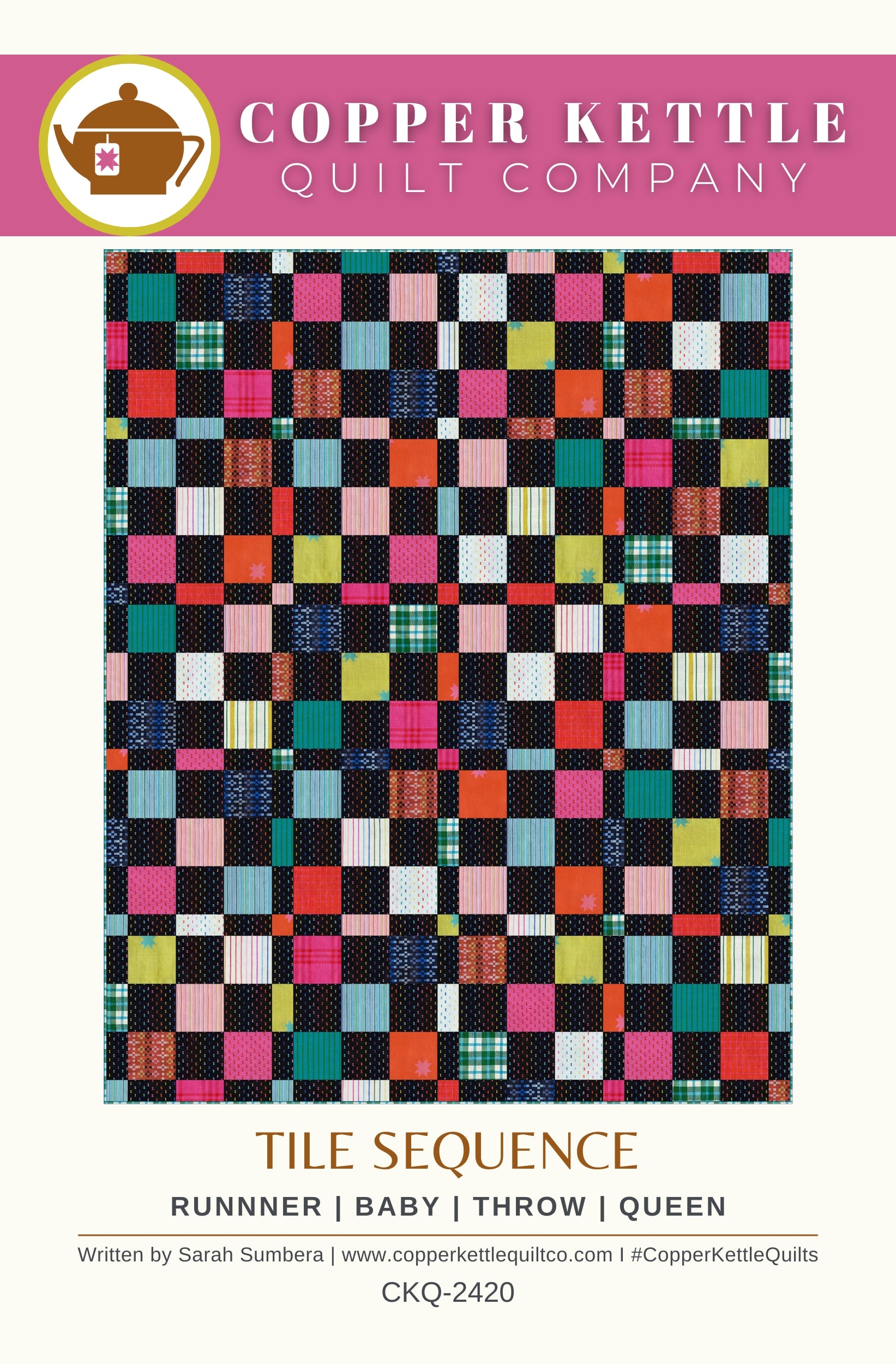 Tile Sequence | CKQ-2420 Quilt Pattern – Copper Kettle Quilt Company
