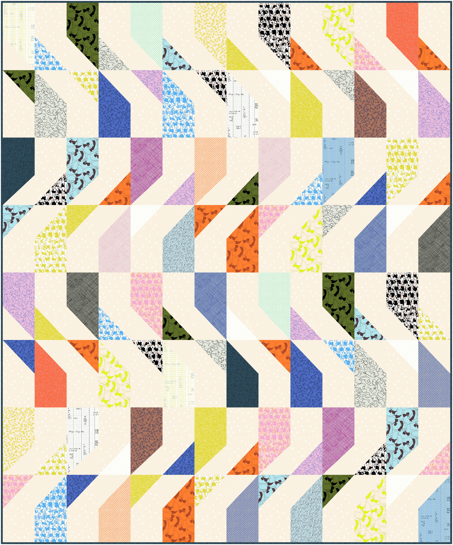 Waveforms | CKQ-2410 Quilt Pattern