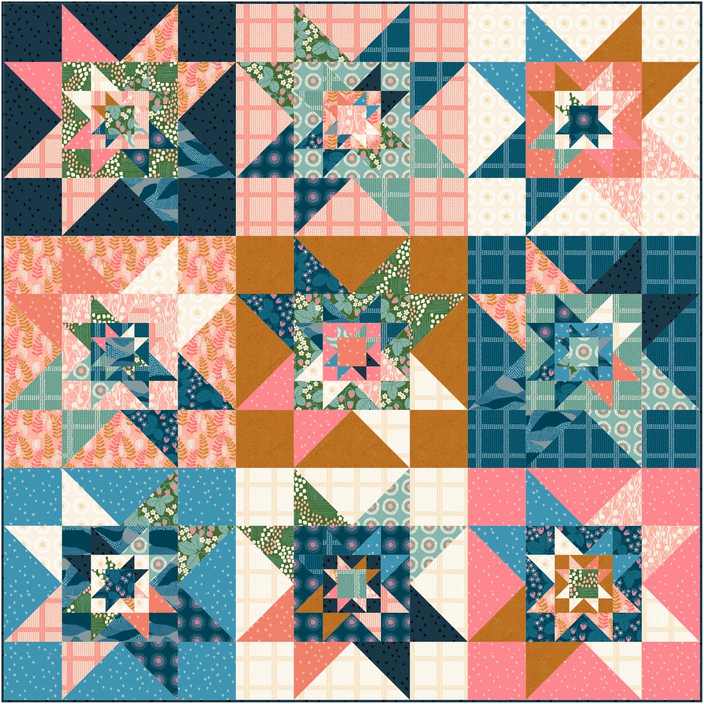 Star Stacked | CKQ-2415 Quilt Pattern