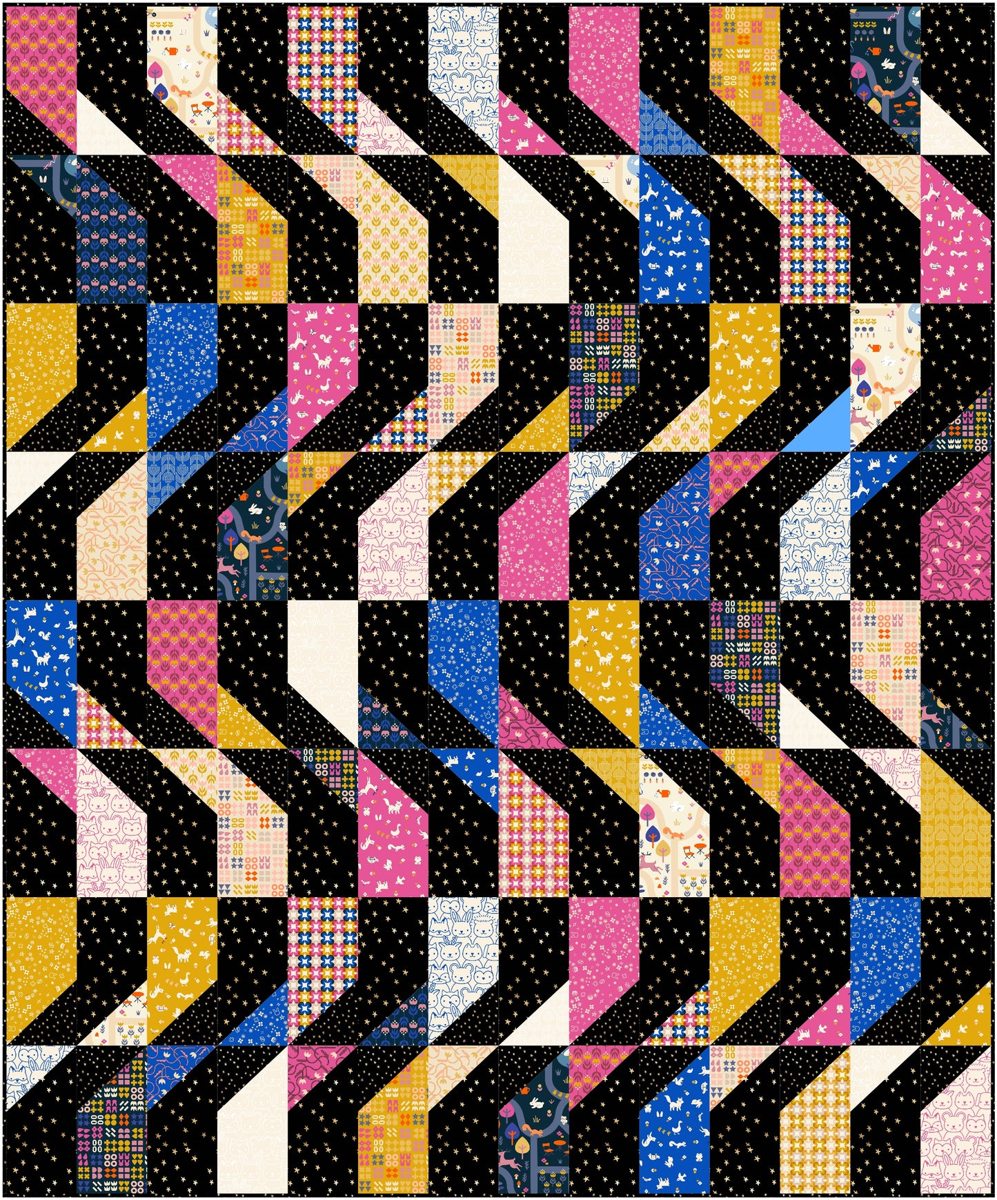 Waveforms | CKQ-2410 Quilt Pattern