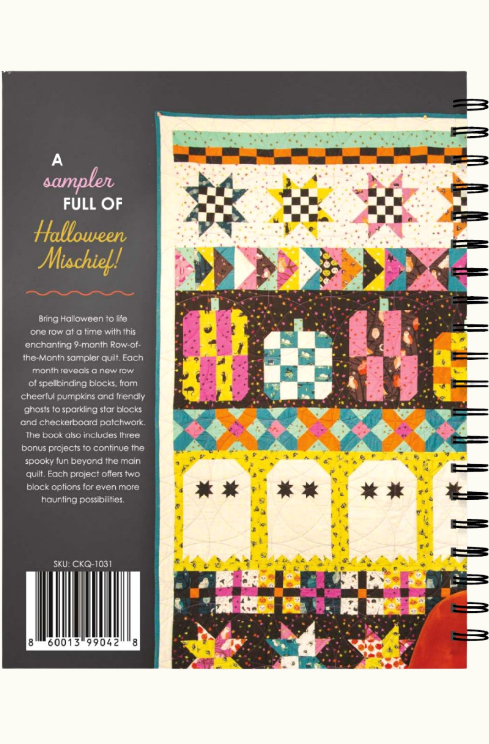 Boo Crew BOM | CKQ-1031 Row-of-the-Month Halloween Quilt Book