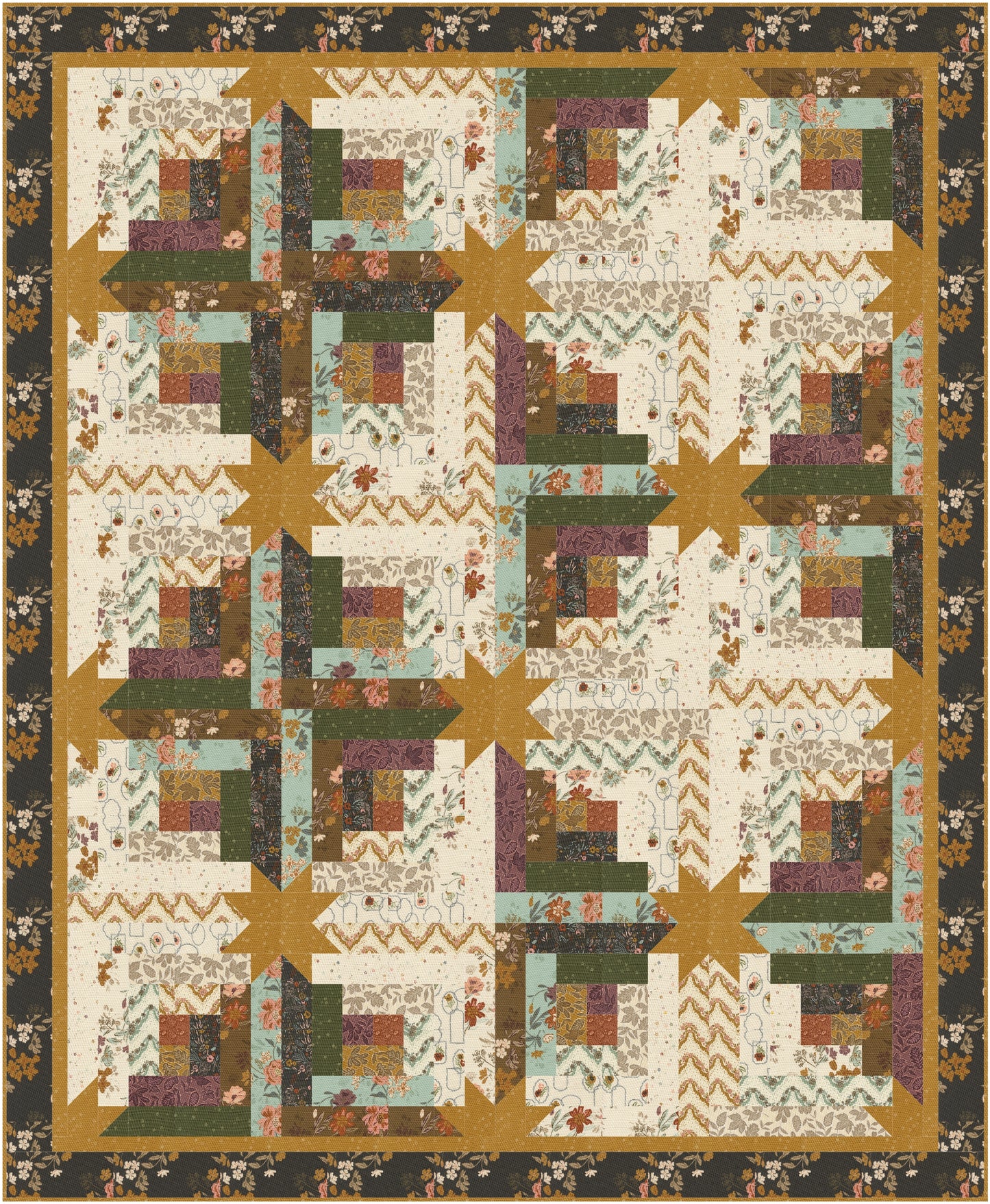 Maggie's Cabin | CKQ-2418 Quilt Pattern