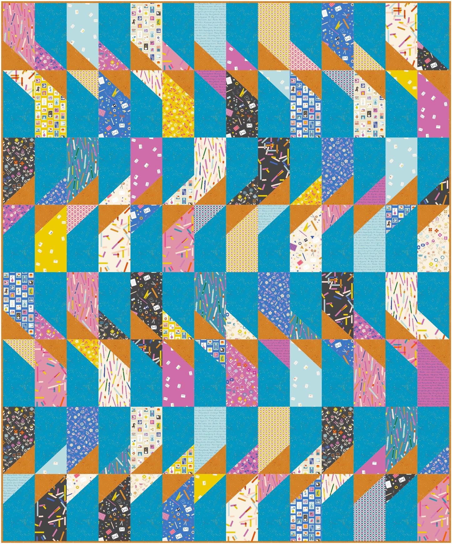 Waveforms | CKQ-2410 Quilt Pattern